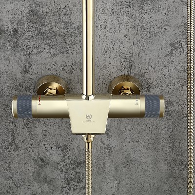 Gaosi shower zirconium gold