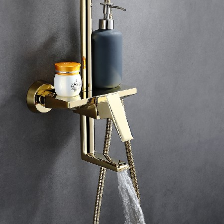 3623 shower zirconium gold
