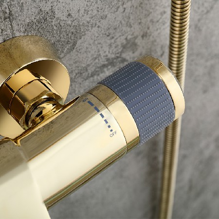 Gaosi shower zirconium gold
