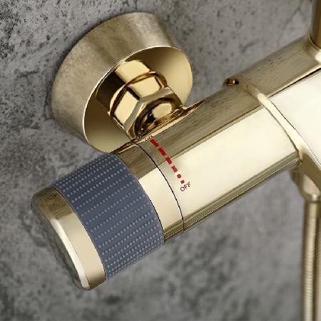 Gaosi shower zirconium gold