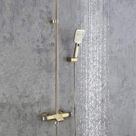 Gaosi shower zirconium gold