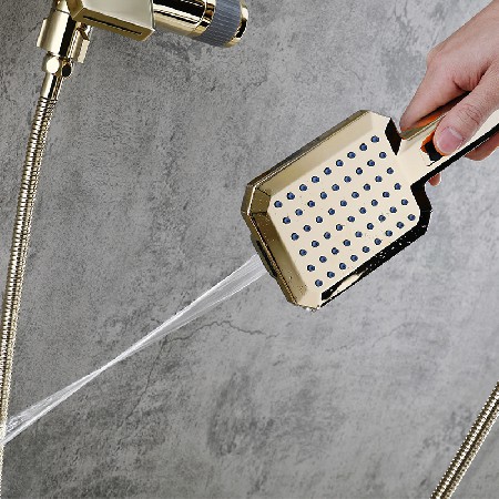 Gaosi shower zirconium gold
